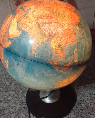 Mappamondo scrivania tavolo vintage lapada