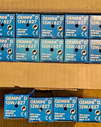 14 lampadine Leuci Gemini D 13W