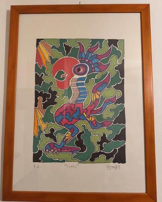 Litografia Originale "Sipro" di Antonio Cremonese