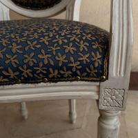 Poltroncine con braccioli shabby