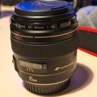 Obiettivo Canon EF 85mm 1:1.8 USM