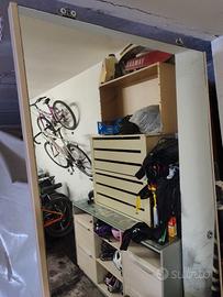 Porta scorrevole a specchio 