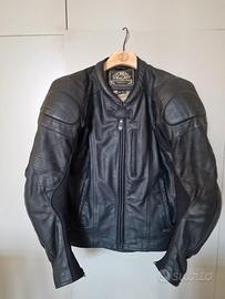 giacca vera  pelle moto RSD 