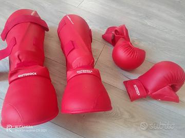 Paratibie e Para piedi Karate Outshock