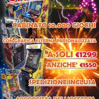 Cabinato Arcade 10.000 giochi