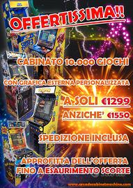 Cabinato Arcade 10.000 giochi