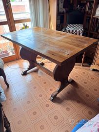 Scrivania legno massello