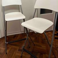 N. 4 Sgabelli bar con schienale IKEA