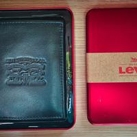 portafoglio Levi'S - vera pelle, nero - NUOVO