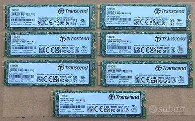 7 hard disk Transcend 128 gb NVMe 100%