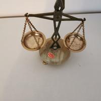 Bilancia Decorativa in Onice Vintage 