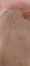 Felpa rosa zip