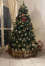 Albero di Natale in Pino Sintetico Alto Metri 2,10