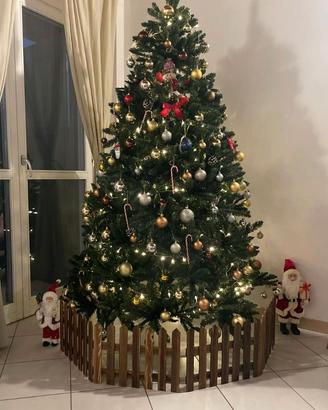 Albero di Natale in Pino Sintetico Alto Metri 2,10