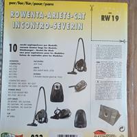 Sacchi aspirapolvere Rowenta Ariete Cat Incontro 