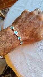 bracciale argento 925 anni 70
