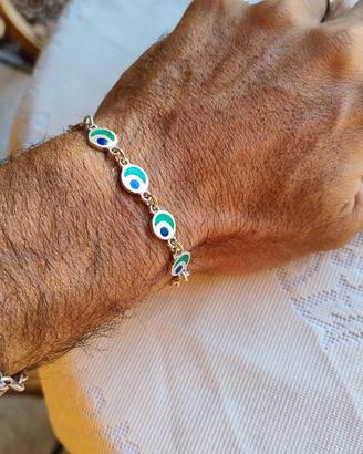 bracciale argento 925 anni 70