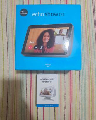 AMAZON Echo Show 8 2Gen + Base Orientabile - NUOVO