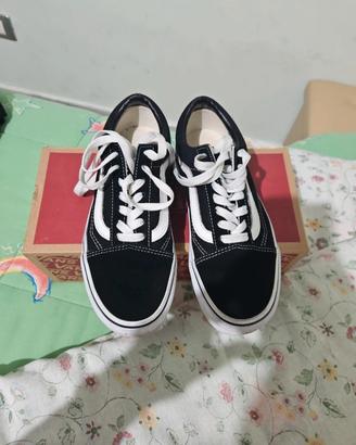 Vans Old Skool Black/White 36 donna