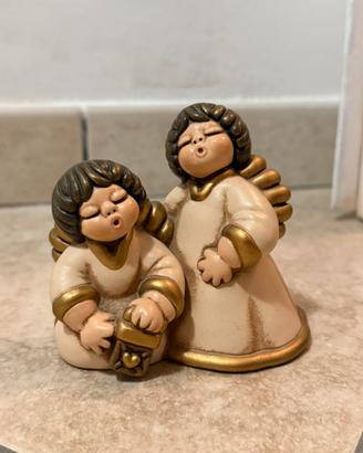 Thun Coppia di Angelo cantori con lanterna