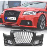 PARAURTI ANTERIORE AUDI A3 8P 08-12 RS NERO PDC