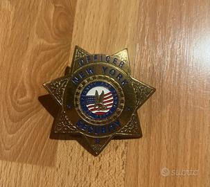 Distintivo polizia new york