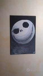 Quadro olio su tela Skeleton