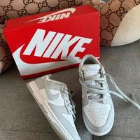 Nike Dunk Low Grigio e Bianco 38.5 Nuove