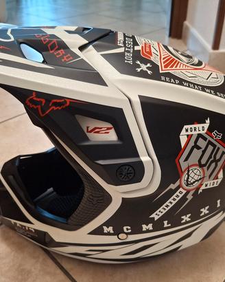 casco motocross/enduro fox v2 2014