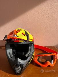 Casco ACERBIS X-track in fibra