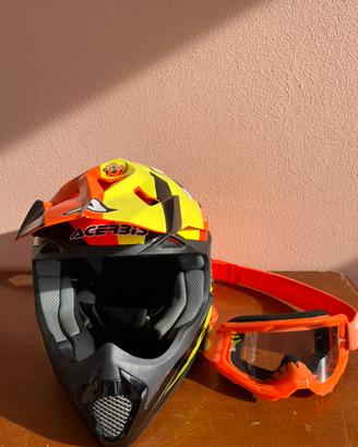 Casco ACERBIS X-track in fibra