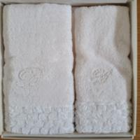 Set 2 pezzi asciugamani Blumarine 