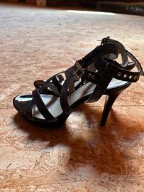 Sandali Nero Giardini Tacco 12