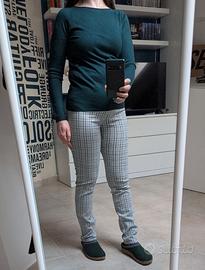 2 Pantaloni + maglia donna taglia 42. Vintage
