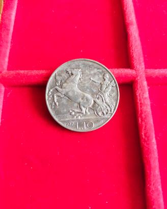10 lire 1927 biga 2 rosette