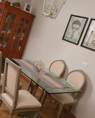 Tavolo cristallo Elvis Cattelan 120x80