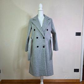 Cappotto donna -M- doppiopetto Grigio Nuovo Italy