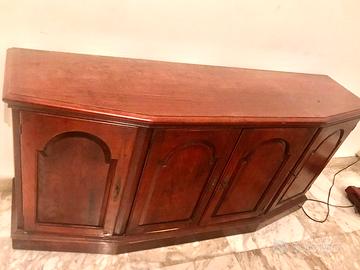 Fantoni mobile credenza dispensa ciliegio 80s