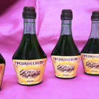 4 campioni liquore digestivo PEDROCCHINO vintage