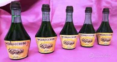 4 campioni liquore digestivo PEDROCCHINO vintage