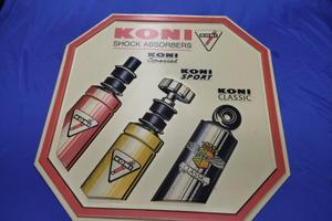 INSEGNA VINTAGE AMMORTIZZATORI KONI SHOCK ABSORBER