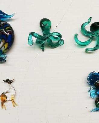 Animali di vetro di Murano