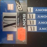 5 Audio Cassette SONY UX 100 chrome sigillate CD