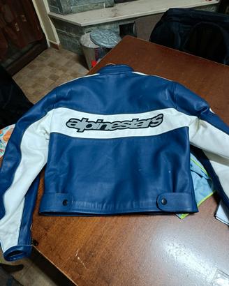 Giubbotto Moto Alpinestars Pelle