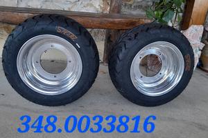 cerchi maggiorati anteriori  motard quad yamaha  