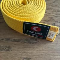 Cintura gialla karate,  260 cm