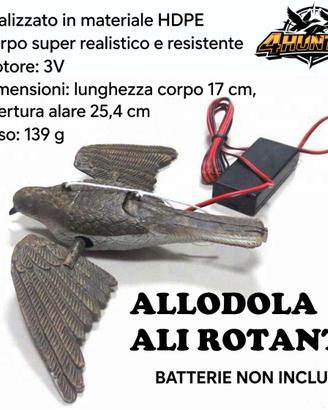 ALLODOLA ALI ROTANTI richiamo