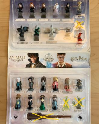 Scatola e personaggi Wizzies Harry Potter