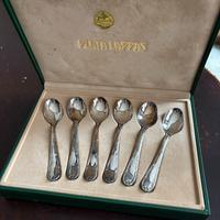 6 cucchiaini nuovi color argento Plata Lappas