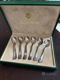 6 cucchiaini nuovi color argento Plata Lappas